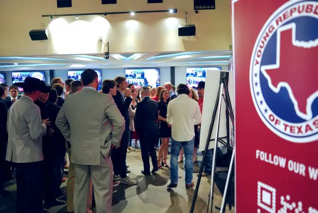 Members networking at a YRT chapter event
