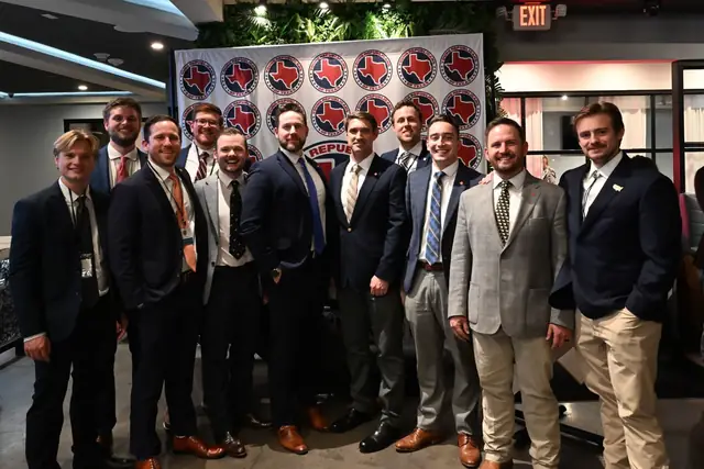 Young Republicans of Texas members in a group photo