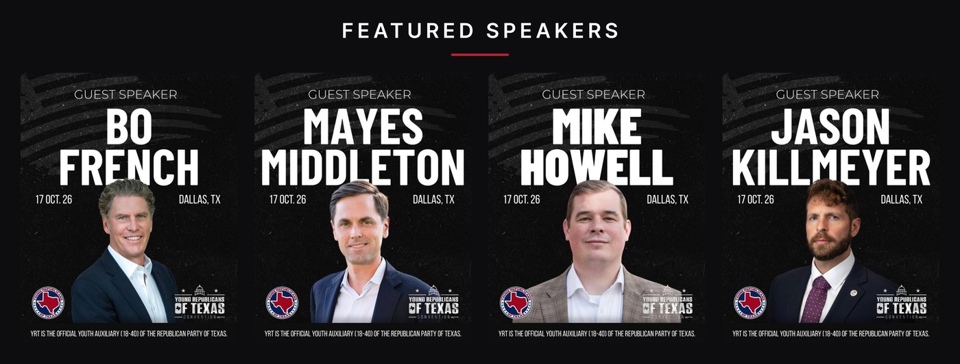 Featured speakers: Bo French, Mayes Middleton, Mike Howell, and Jason Killmeyer.